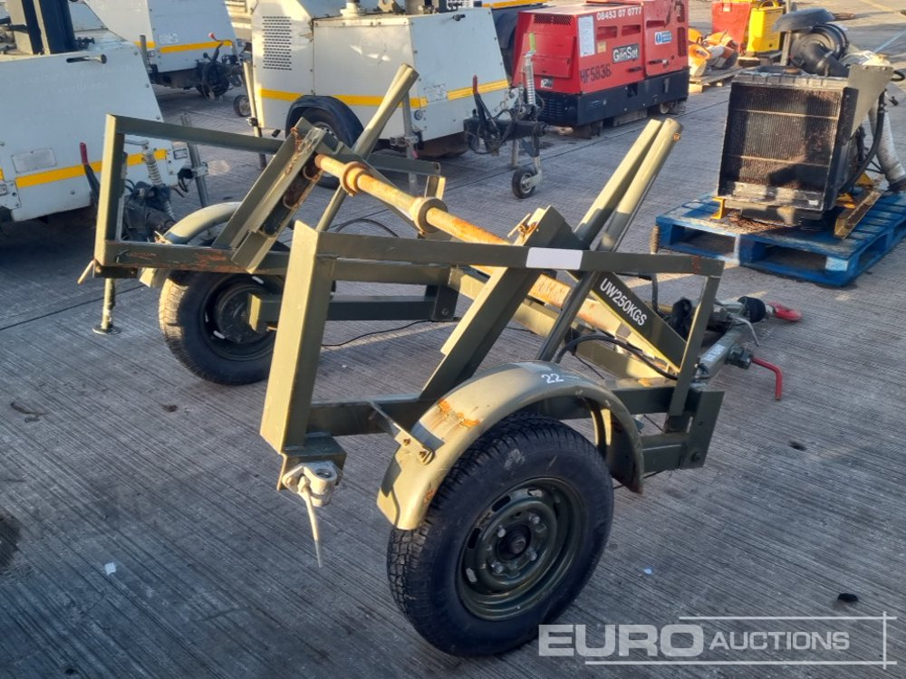 SEB Single Axle Cable Reel Trailer - Plant trailer: picture 5 SEB Single Axle Cable Reel Trailer - Plant trailer: picture 5