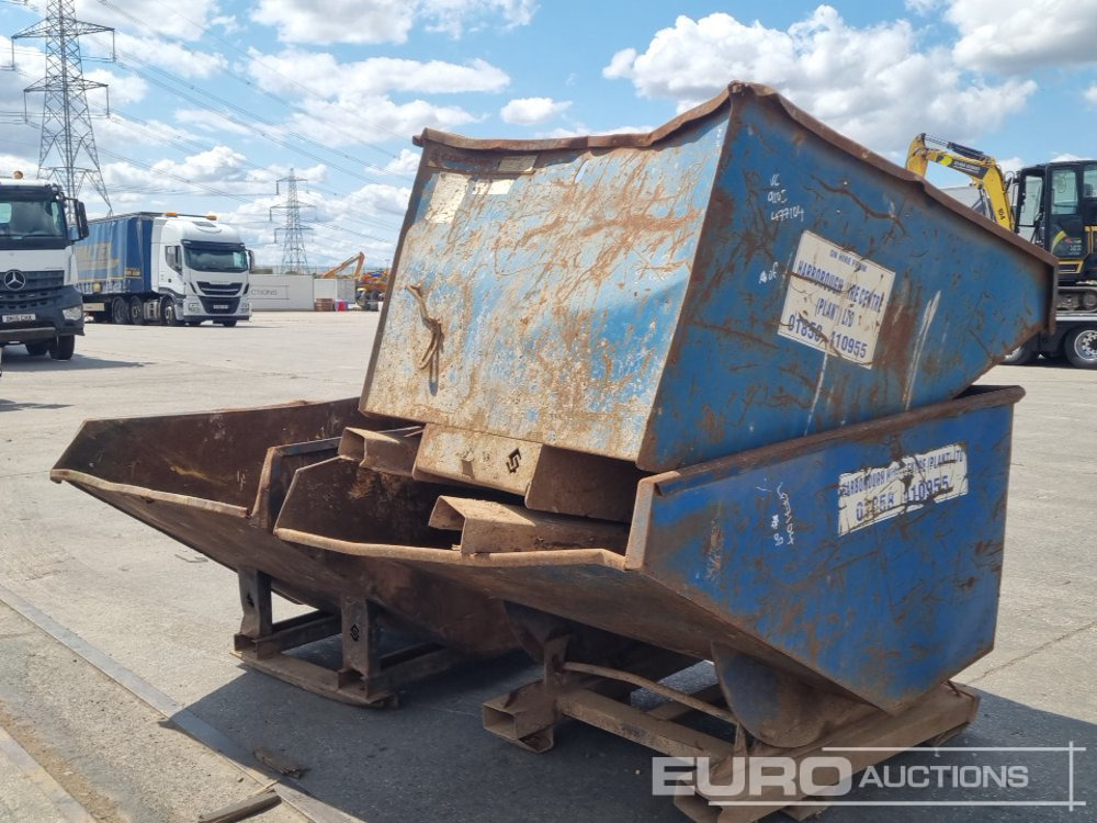 Tipping Skip to suit Forklift (3 of) - Tipping skip: picture 1 Tipping Skip to suit Forklift (3 of) - Tipping skip: picture 1