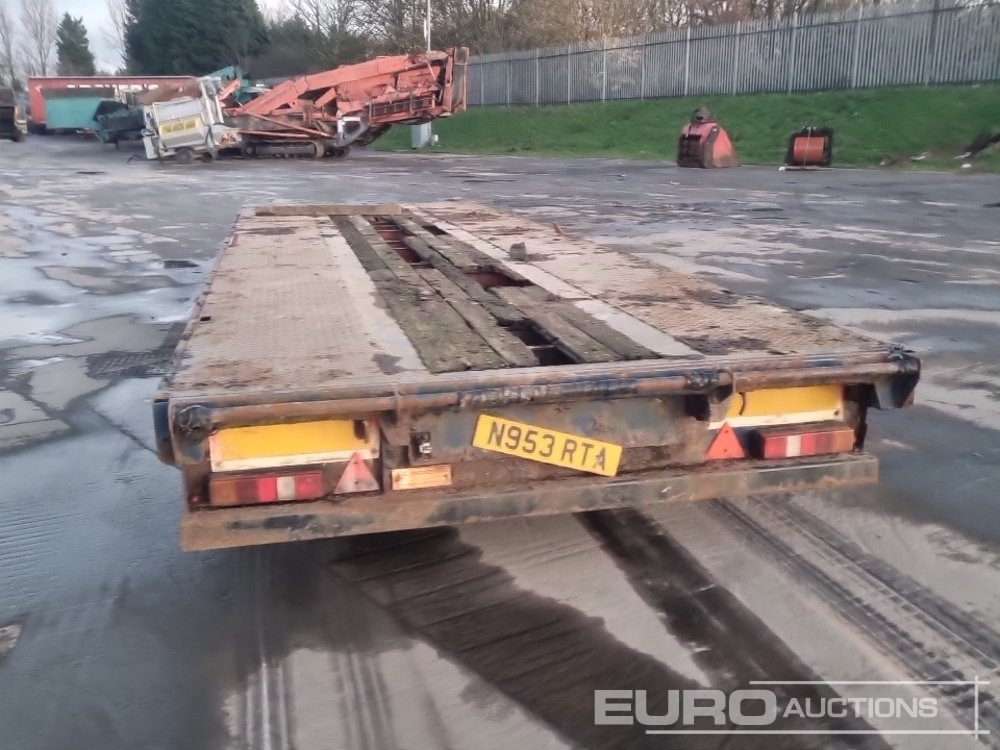 Tri Axle Draw Bar Flatbed Trailer, Twin Axle Draw Bar Flatbed Trailer - Dropside/ Flatbed semi-trailer: picture 4 Tri Axle Draw Bar Flatbed Trailer, Twin Axle Draw Bar Flatbed Trailer - Dropside/ Flatbed semi-trailer: picture 4