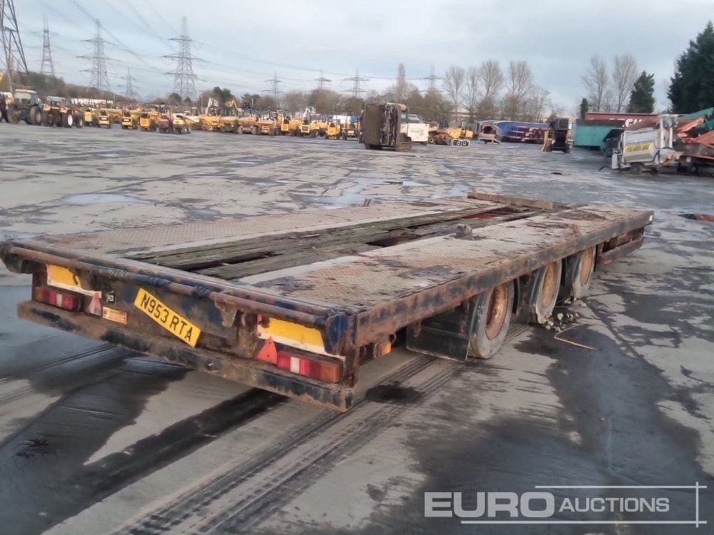 Tri Axle Draw Bar Flatbed Trailer, Twin Axle Draw Bar Flatbed Trailer - Dropside/ Flatbed semi-trailer: picture 5 Tri Axle Draw Bar Flatbed Trailer, Twin Axle Draw Bar Flatbed Trailer - Dropside/ Flatbed semi-trailer: picture 5