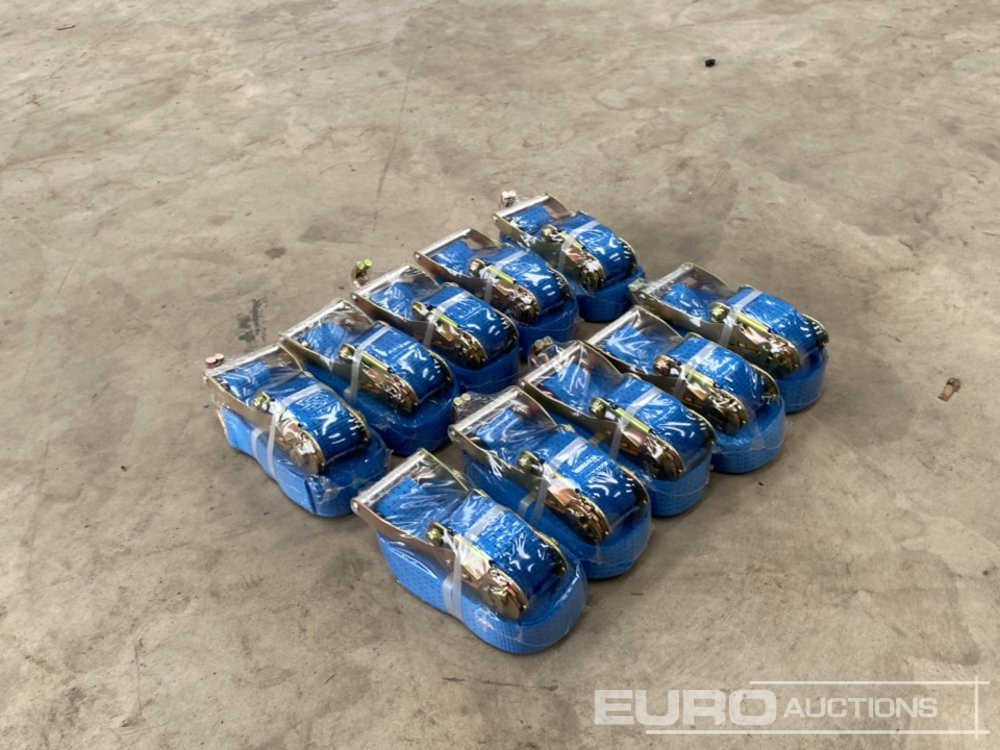 Unused 10m Ratchet Straps (10 of) - Workshop equipment: picture 3 Unused 10m Ratchet Straps (10 of) - Workshop equipment: picture 3