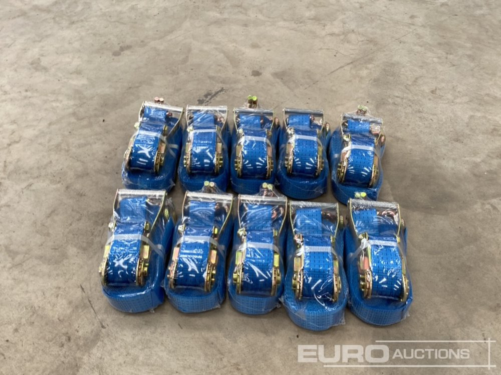 Unused 10m Ratchet Straps (10 of) - Workshop equipment: picture 2 Unused 10m Ratchet Straps (10 of) - Workshop equipment: picture 2