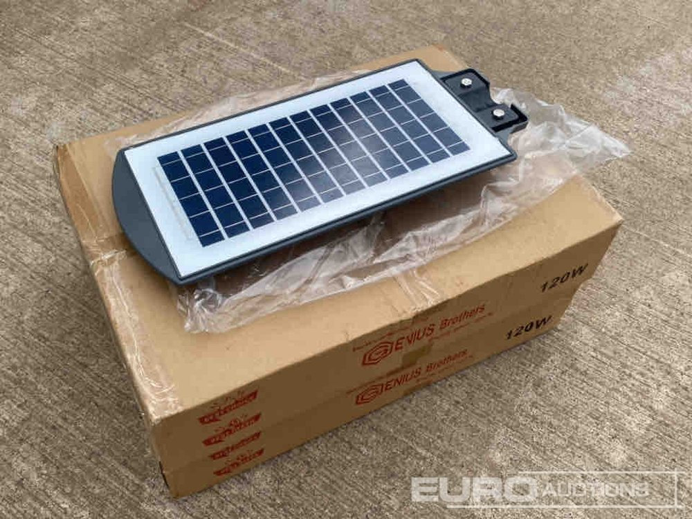 Unused 120W Solar Light (2 of) - Workshop equipment: picture 1 Unused 120W Solar Light (2 of) - Workshop equipment: picture 1