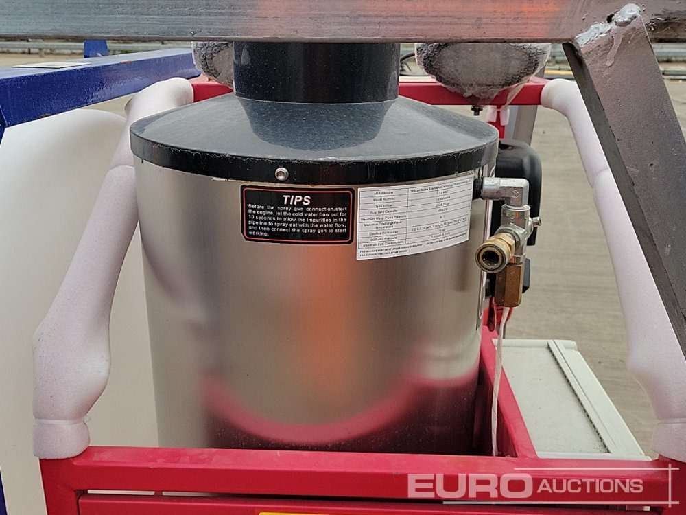Pressure washer Unused 2024 1000 Litre Static Plastic Water Bowser, Electric Start Hot Water Pressure Washer, Jiang Dong Engine: picture 12