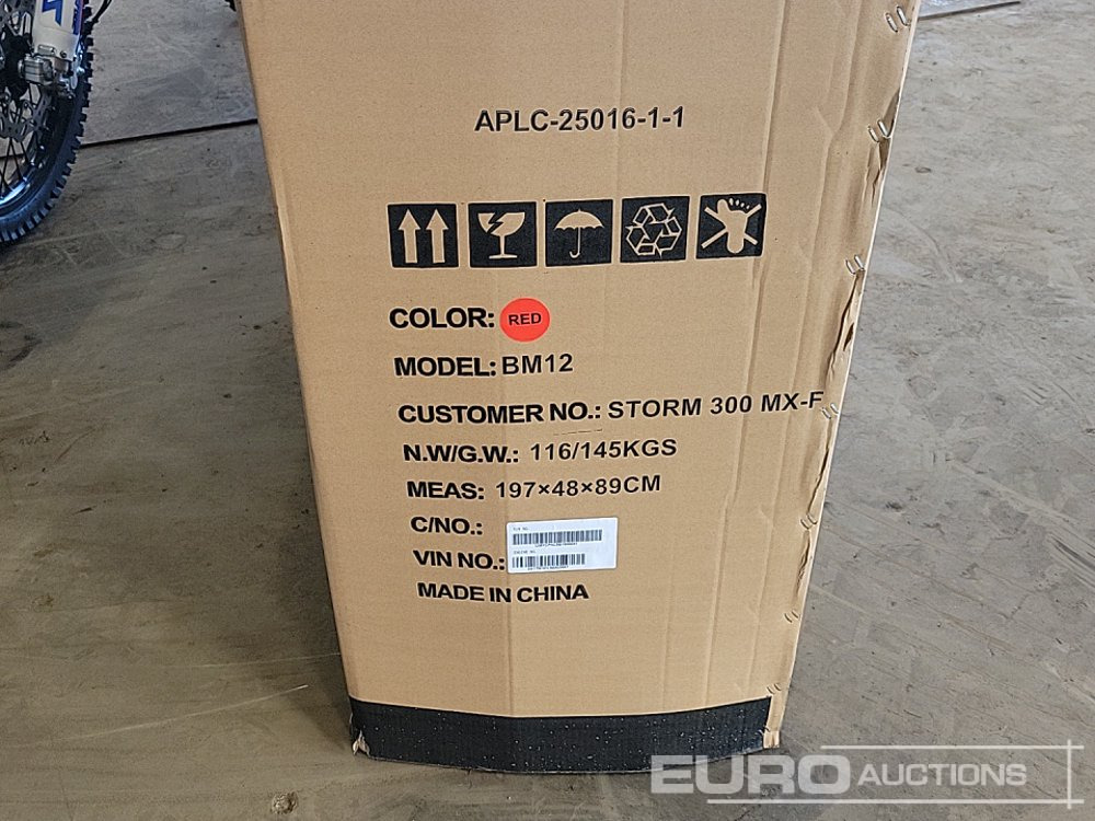 Motorcycle Unused 2025 Apollo Storm 300cc Motorcross Bike, 21" Front, 18" Rear Tyres, Electric Start, Air Cooled, Hydraulic Suspension, Disc Brakes, Lighting Kit (UNASSEMBLED): picture 42