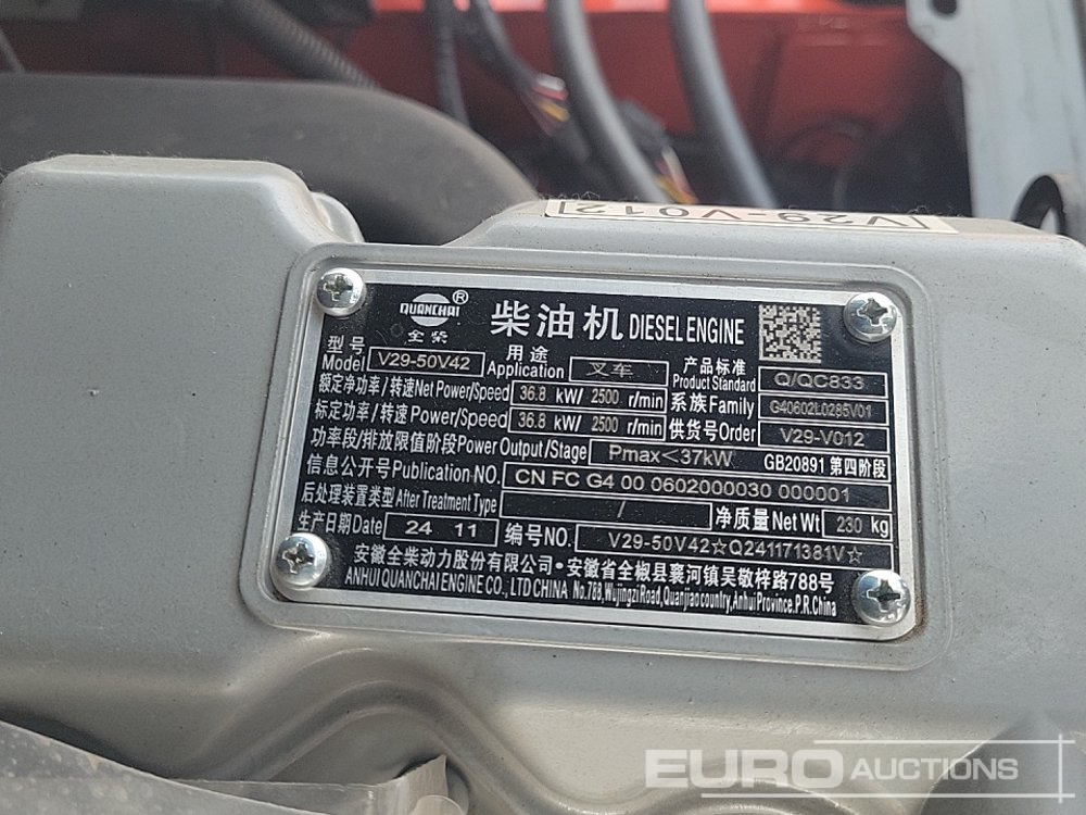 Forklift Unused 2025 HCHI CPCD30: picture 28