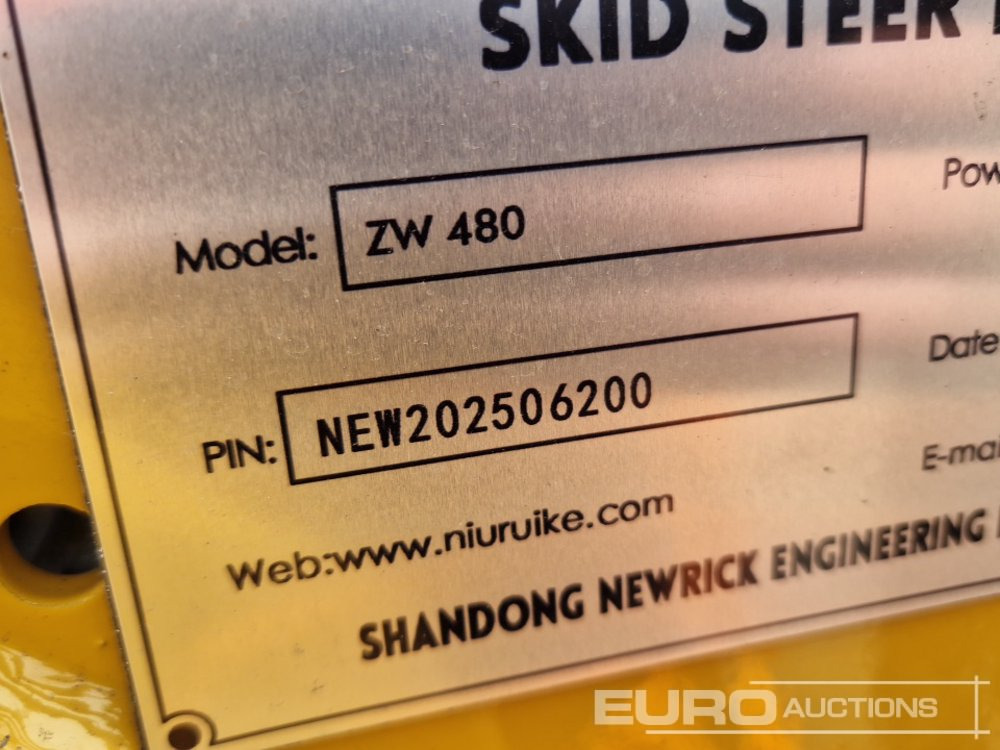 Skid steer loader Unused 2025 Newrick ZW480: picture 47
