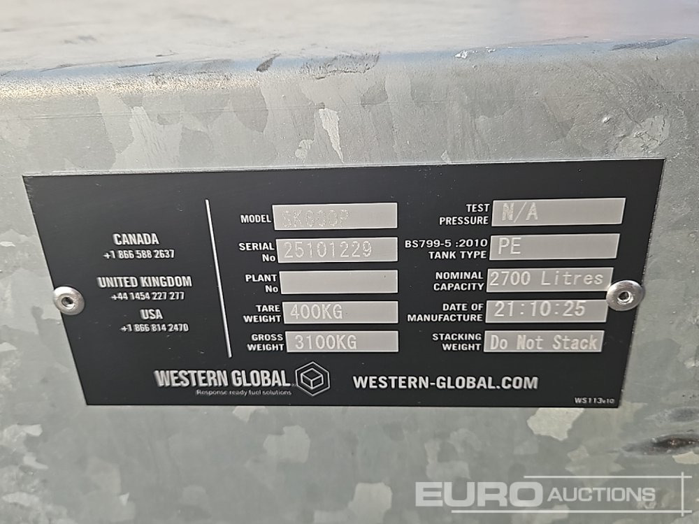 Storage tank Unused 2025 Western SK600P: picture 13