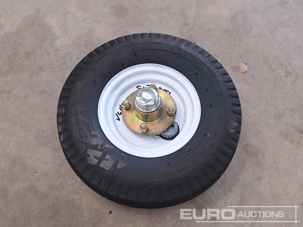 Construction equipment Unused 4.80/4.00-8 Tyre, Rim & Hub: picture 7