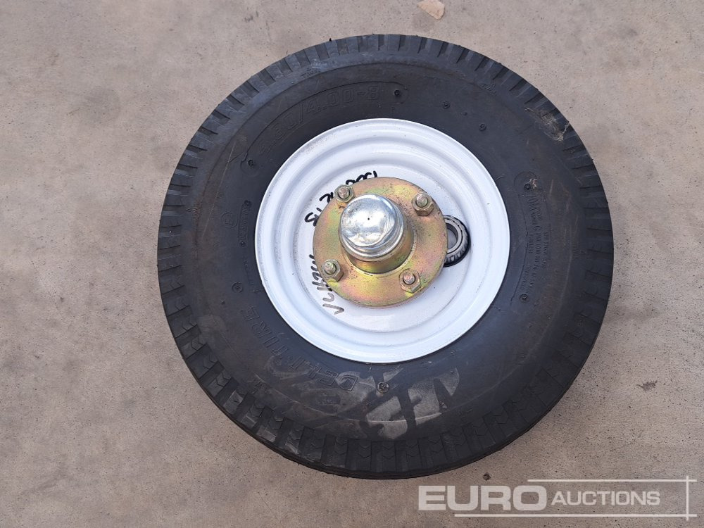 Construction equipment Unused 4.80/4.00-8 Tyre, Rim & Hub: picture 6