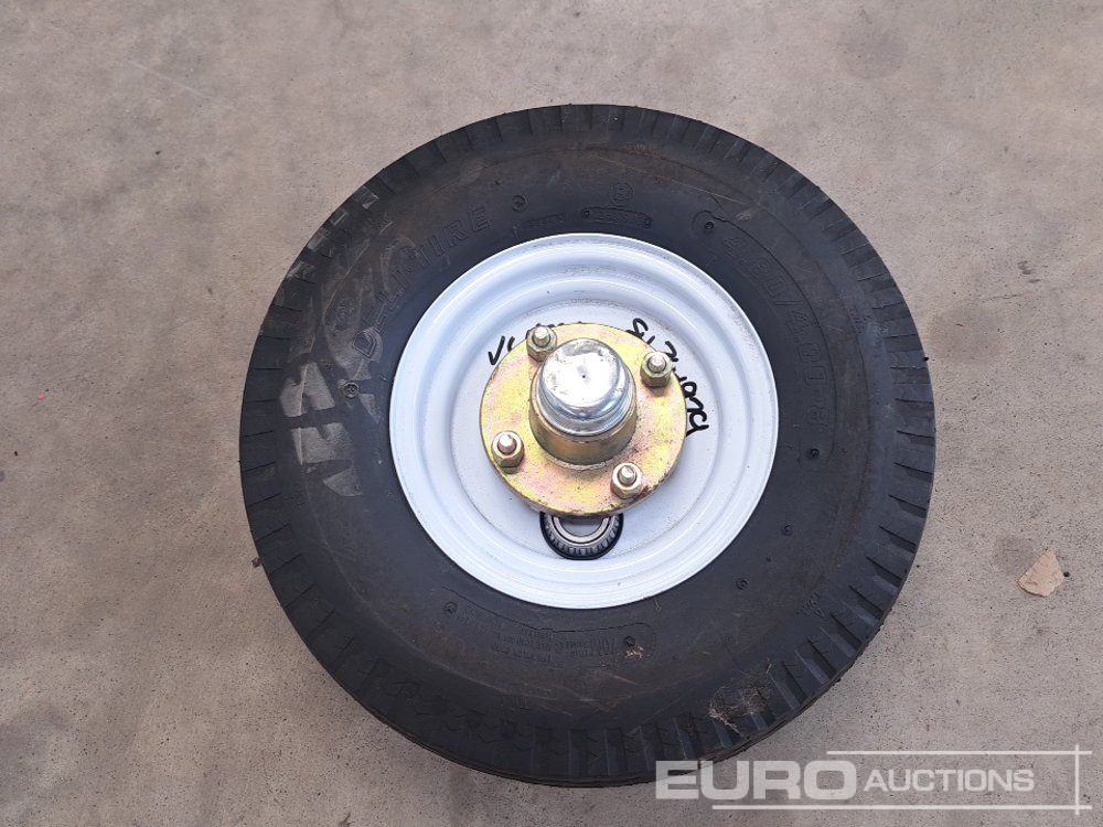 Construction equipment Unused 4.80/4.00-8 Tyre, Rim & Hub: picture 8