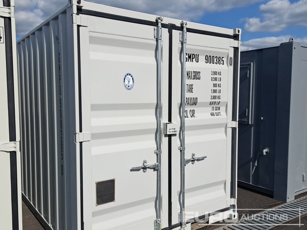 Unused 9' x 8' Storage Container, Window, Side Door - Shipping container: picture 1 Unused 9' x 8' Storage Container, Window, Side Door - Shipping container: picture 1