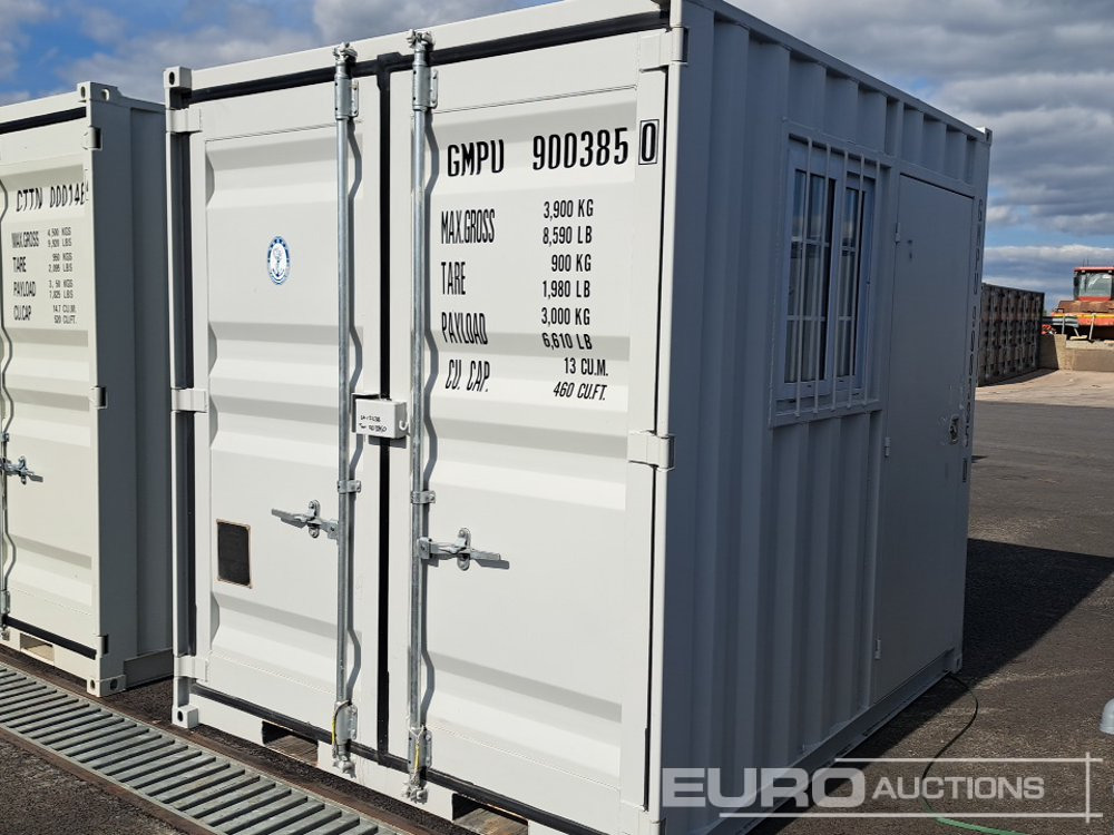 Unused 9' x 8' Storage Container, Window, Side Door - Shipping container: picture 2 Unused 9' x 8' Storage Container, Window, Side Door - Shipping container: picture 2