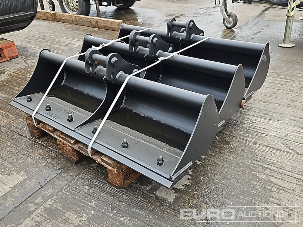 Unused Miller 36", 36", 36" Ditching Bucket 35mm Pin to suit Mini Excavator - Bucket: picture 1 Unused Miller 36", 36", 36" Ditching Bucket 35mm Pin to suit Mini Excavator - Bucket: picture 1