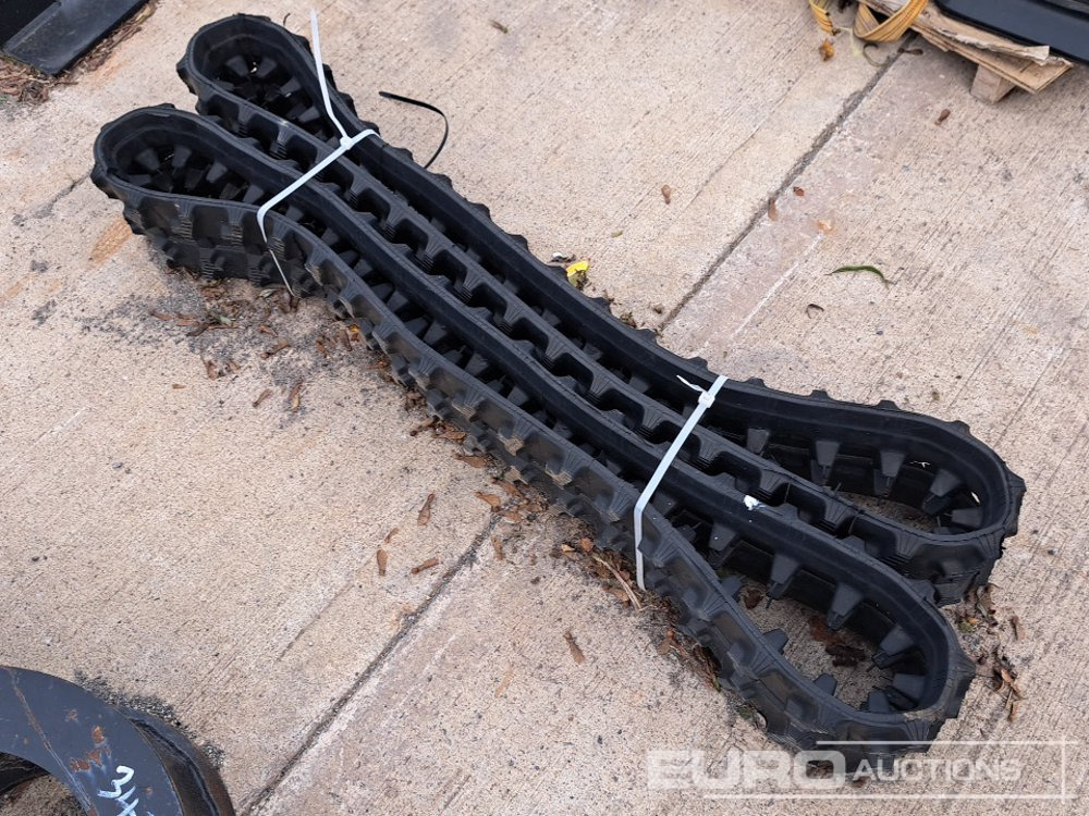 Unused Rubber Tracks to suit Micro Excavator (2 of) - Track for Construction machinery: picture 1 Unused Rubber Tracks to suit Micro Excavator (2 of) - Track for Construction machinery: picture 1