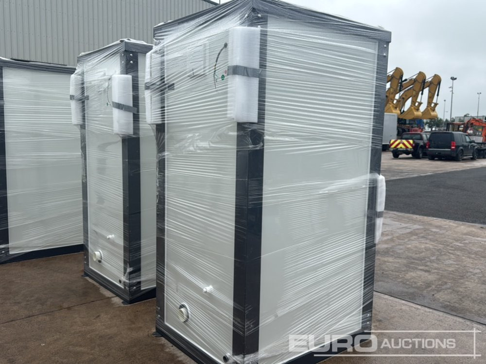 Unused Single Toilet Cubicle, One Toilet, Basin (Cannot Be Reconsigned) - Shipping container: picture 3 Unused Single Toilet Cubicle, One Toilet, Basin (Cannot Be Reconsigned) - Shipping container: picture 3