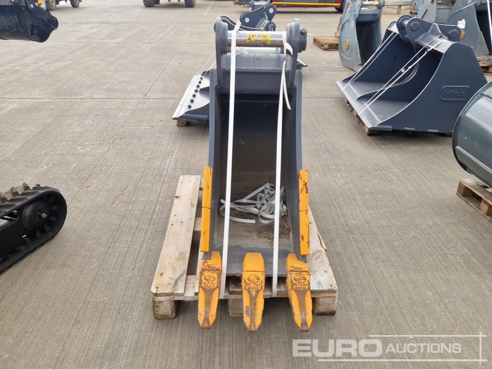 New Bucket Unused Strickland 18" Digging Bucket 65mm Pin to suit 13 Ton Excavator: picture 8
