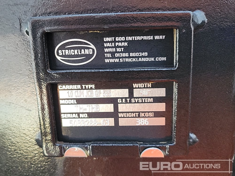 New Bucket Unused Strickland 90" Loading Bucket to suit JCB Telehandler: picture 14