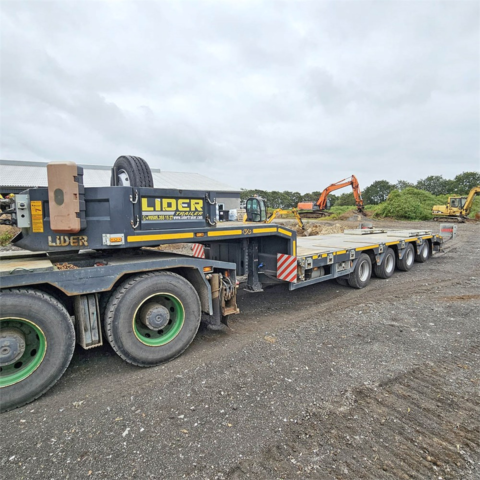 Low loader semi-trailer ABC Lider Lowbed LDR4A - model B: picture 6