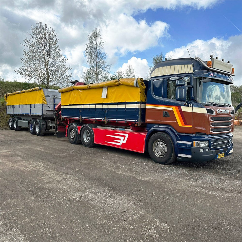 Scania P,G,R-serien R520 - Tipper, Crane truck: picture 1 Scania P,G,R-serien R520 - Tipper, Crane truck: picture 1