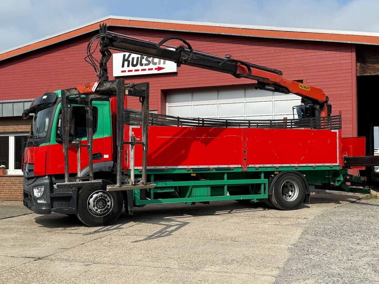Crane truck Mercedes-Benz MB 1832L + Palfinger PK 12001L Heckkran: picture 28