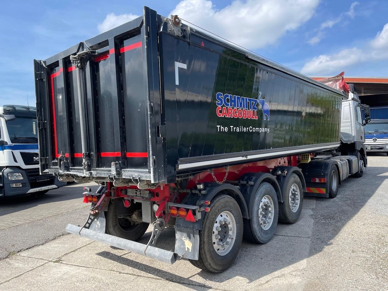 Schmitz Cargobull Alumulde, elektr. Cramaro, Kombiklappe 30m³ - Tipper semi-trailer: picture 5 Schmitz Cargobull Alumulde, elektr. Cramaro, Kombiklappe 30m³ - Tipper semi-trailer: picture 5