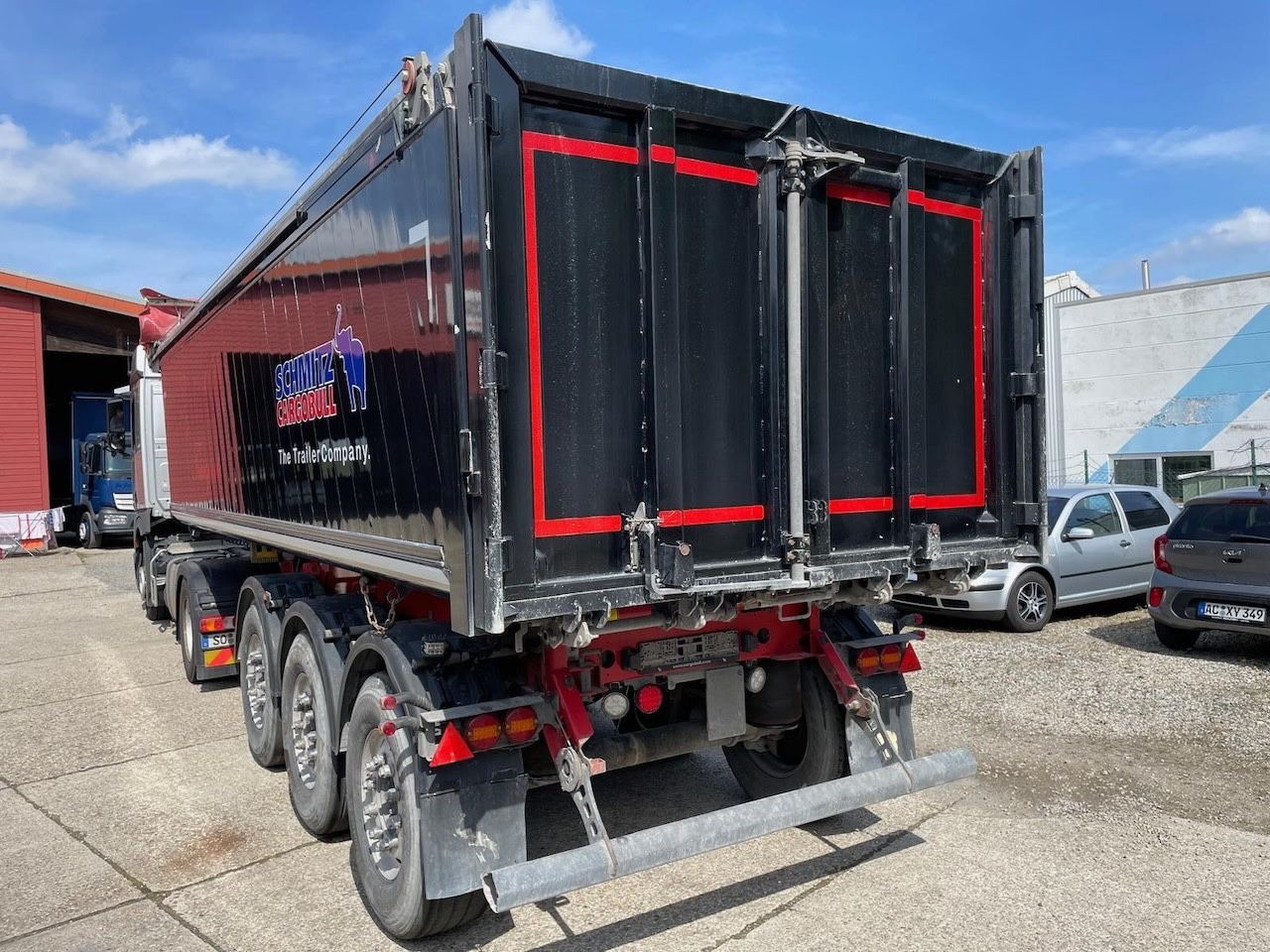 Schmitz Cargobull Alumulde, elektr. Cramaro, Kombiklappe 30m³ - Tipper semi-trailer: picture 3 Schmitz Cargobull Alumulde, elektr. Cramaro, Kombiklappe 30m³ - Tipper semi-trailer: picture 3