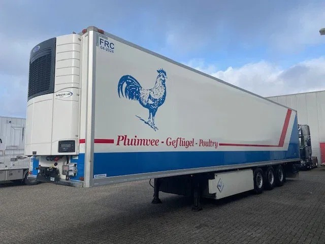 Kögel SVT 24-4 Koeloplegger Frigo trailer - Kuhlauflieger - Year 2018 - Doppelstock - Liftaxle- HOURS 4373 !! - CARRIER Vector 1950 - Good condition ! - Refrigerator semi-trailer: picture 2 Kögel SVT 24-4 Koeloplegger Frigo trailer - Kuhlauflieger - Year 2018 - Doppelstock - Liftaxle- HOURS 4373 !! - CARRIER Vector 1950 - Good condition ! - Refrigerator semi-trailer: picture 2