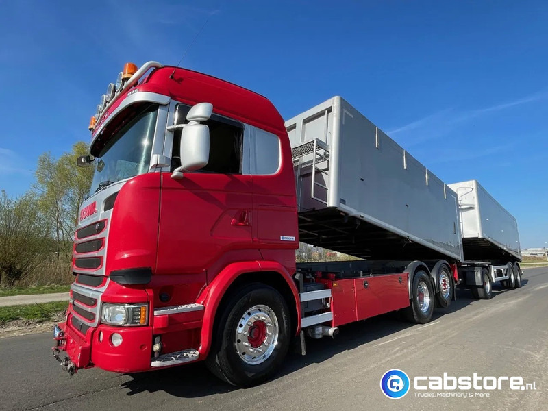 Scania R450 LB6X2*4HNB Euro 6 - Year 2016 - RETARDER - ALUMINIUM kipper + FLOOR kipper aanhangwagen - Good Condition !! - Tipper: picture 1 Scania R450 LB6X2*4HNB Euro 6 - Year 2016 - RETARDER - ALUMINIUM kipper + FLOOR kipper aanhangwagen - Good Condition !! - Tipper: picture 1