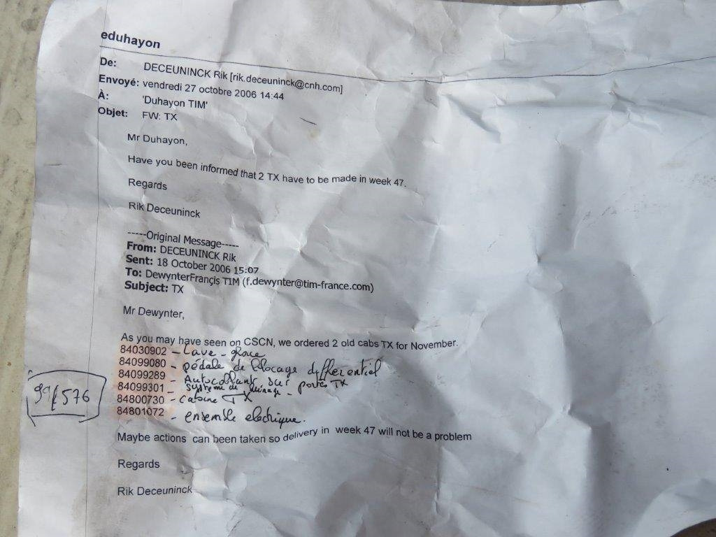 New Cab for Agricultural machinery CNH Cabine - New Holland TX: picture 37 New Cab for Agricultural machinery CNH Cabine - New Holland TX: picture 37