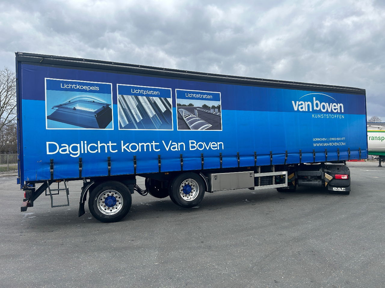 DRACO Cityoplegger Like New - Curtainsider semi-trailer: picture 1 DRACO Cityoplegger Like New - Curtainsider semi-trailer: picture 1