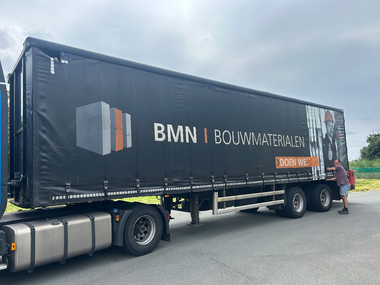 Floor Cityoplegger met Kooiaap - Curtainsider semi-trailer: picture 2 Floor Cityoplegger met Kooiaap - Curtainsider semi-trailer: picture 2