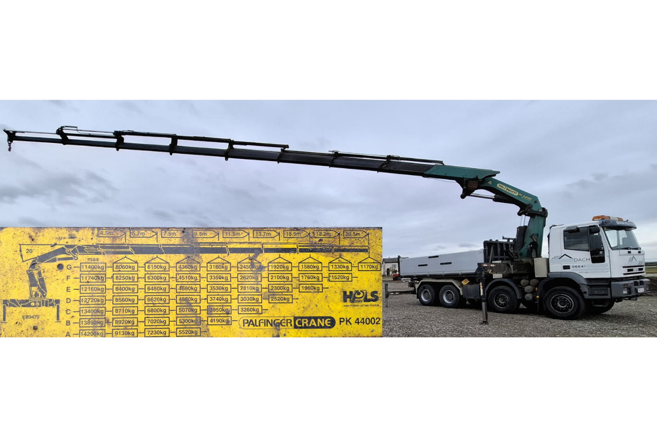 IVECO 480 EUROTRAKKER 8x4/TÜV/Palfinger PK 44002 G/MEILLER - Tipper, Crane truck: picture 4 IVECO 480 EUROTRAKKER 8x4/TÜV/Palfinger PK 44002 G/MEILLER - Tipper, Crane truck: picture 4