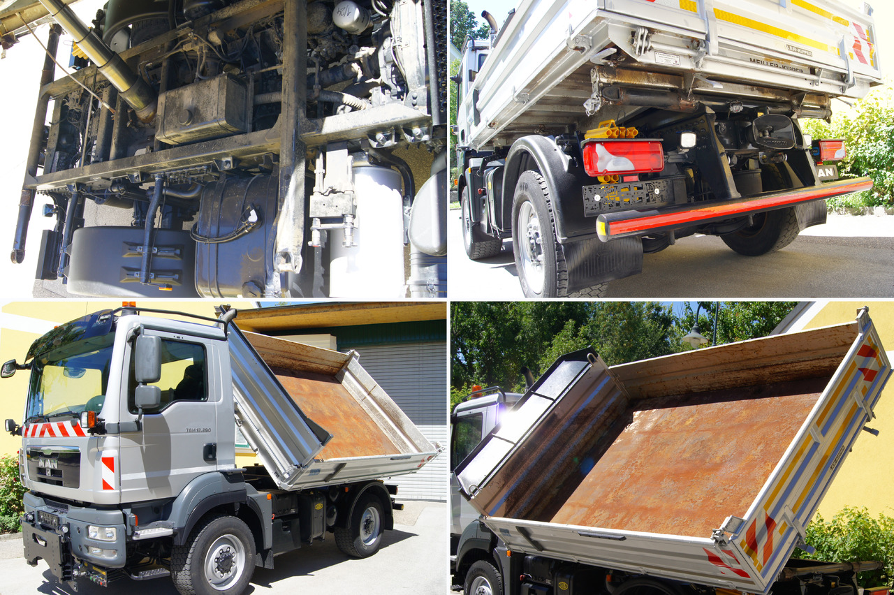 Tipper MAN TGM 13.290/4x4/TÜV/Euro 5/einzelbereift/Winterdienst: picture 14