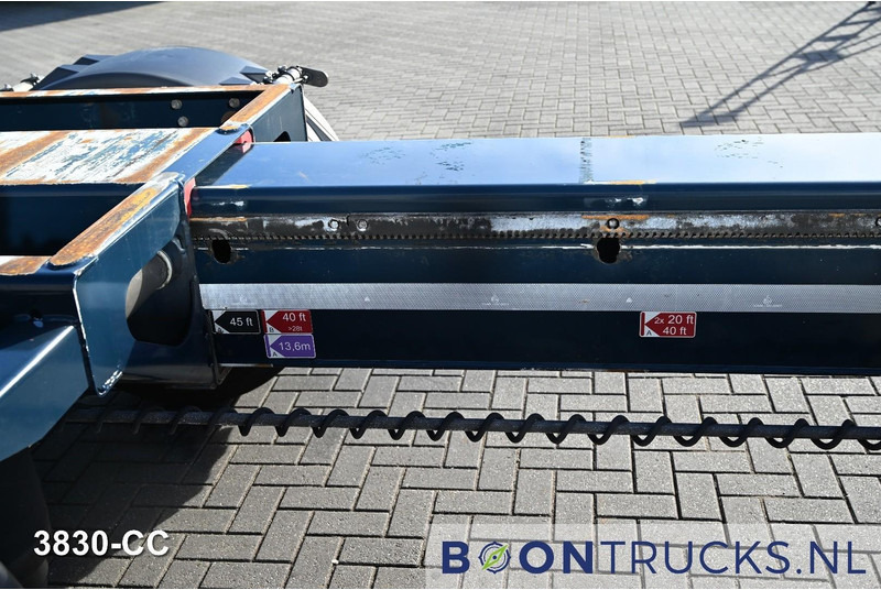Container transporter/ Swap body semi-trailer D-Tec FLEXITRAILER | 2x20-30-40-45ft HC * 2x LIFT AXLE * MB / DISC * NL TRAILER * APK 03-2026: picture 14