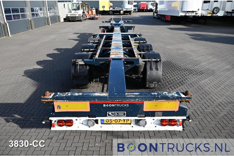 Container transporter/ Swap body semi-trailer D-Tec FLEXITRAILER | 2x20-30-40-45ft HC * 2x LIFT AXLE * MB / DISC * NL TRAILER * APK 03-2026: picture 7