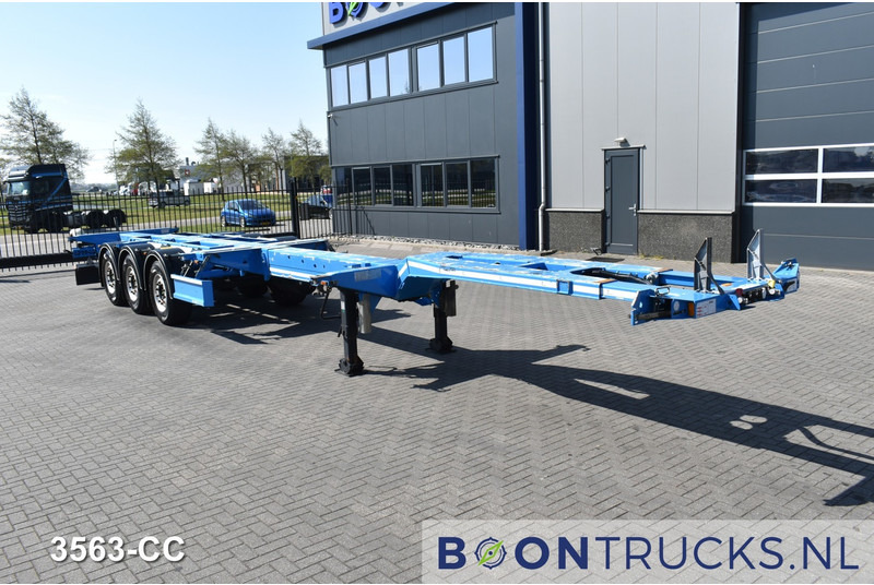 D-Tec FLEXITRAILER | 2x20-30-40-45ft HC * 3x EXTENDABLE * ADR * DISC BRAKES * APK 12-2025 - Container transporter/ Swap body semi-trailer: picture 4 D-Tec FLEXITRAILER | 2x20-30-40-45ft HC * 3x EXTENDABLE * ADR * DISC BRAKES * APK 12-2025 - Container transporter/ Swap body semi-trailer: picture 4