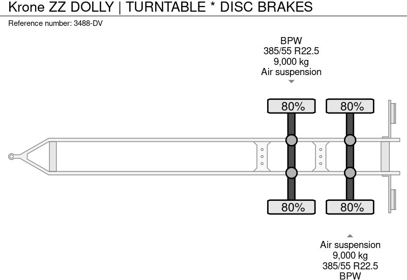 Dolly trailer Krone ZZ DOLLY | TURNTABLE * DISC BRAKES: picture 17