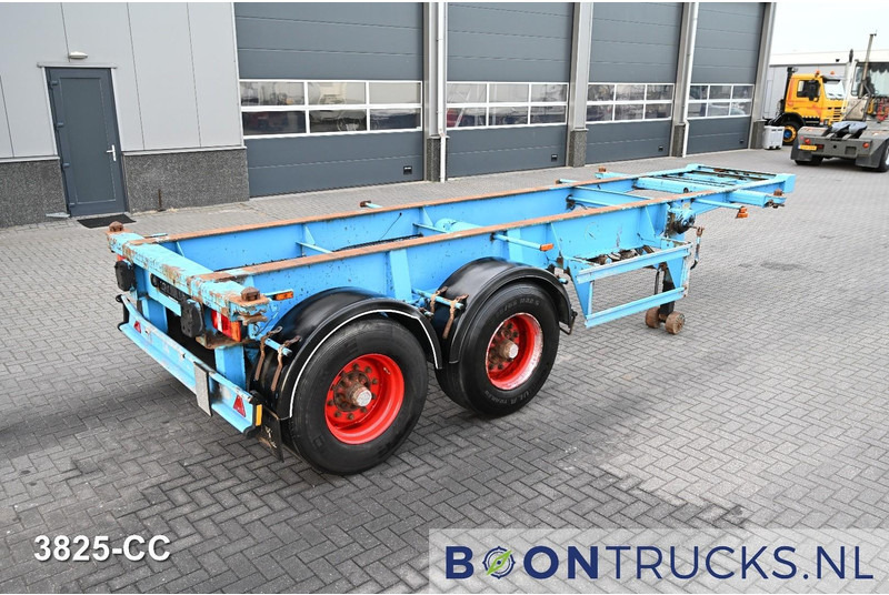 Schweriner Nutzfahrzeuge CS 20 CHASSIS | 20ft * STEEL SUSPENSION * BPW / DRUM * 9x AVAILABLE - Container transporter/ Swap body semi-trailer: picture 1 Schweriner Nutzfahrzeuge CS 20 CHASSIS | 20ft * STEEL SUSPENSION * BPW / DRUM * 9x AVAILABLE - Container transporter/ Swap body semi-trailer: picture 1
