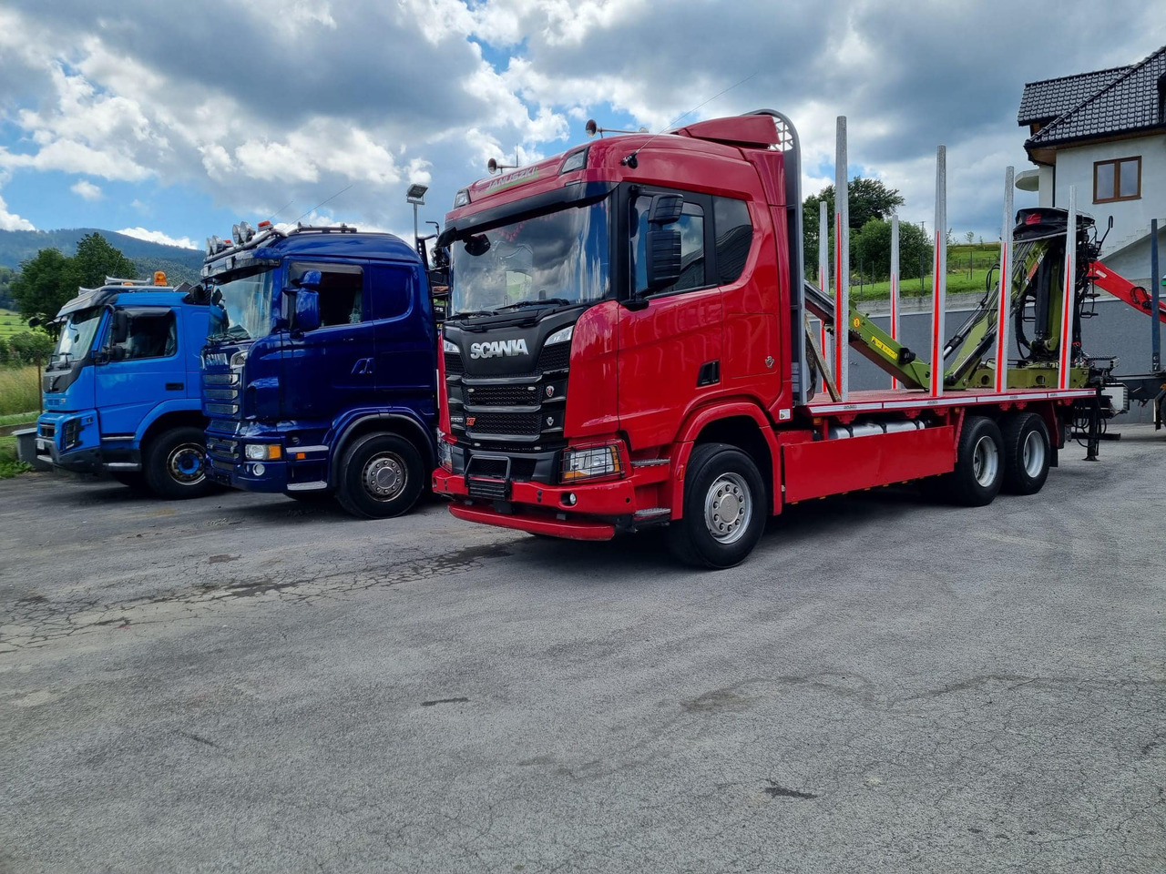 Scania R520 XT V8 - Timber truck: picture 1 Scania R520 XT V8 - Timber truck: picture 1