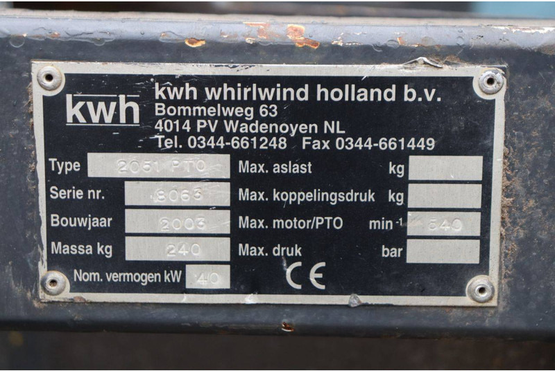 Garden tiller KWH 2051 PTO: picture 16