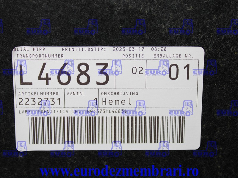 ELEMENT INTERIOR CABINA DAF XF XG 2232731 - Cab and interior for Truck: picture 4 ELEMENT INTERIOR CABINA DAF XF XG 2232731 - Cab and interior for Truck: picture 4