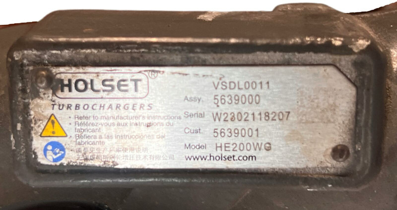 DAF Holset HE200WG - Turbo: picture 3 DAF Holset HE200WG - Turbo: picture 3