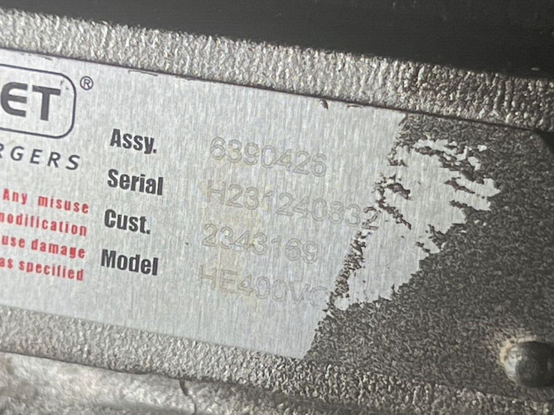 DAF XG 480 FT HOLSET - Turbo: picture 5 DAF XG 480 FT HOLSET - Turbo: picture 5