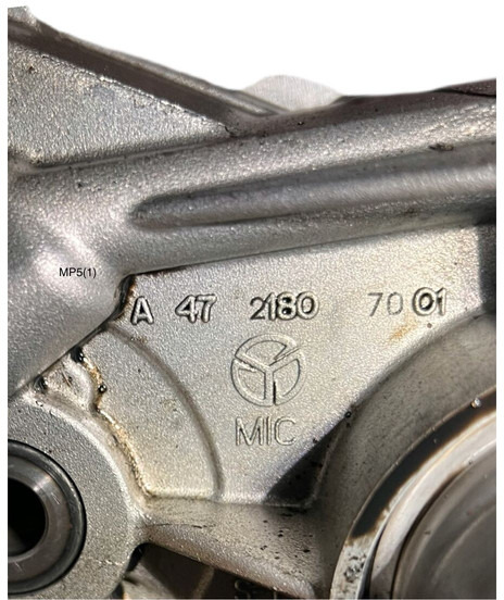 Mercedes-Benz MP5 - Oil pump: picture 2 Mercedes-Benz MP5 - Oil pump: picture 2