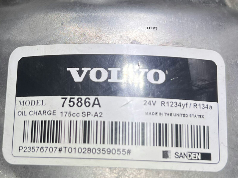 Volvo FH5/Aero - A/C compressor: picture 3 Volvo FH5/Aero - A/C compressor: picture 3