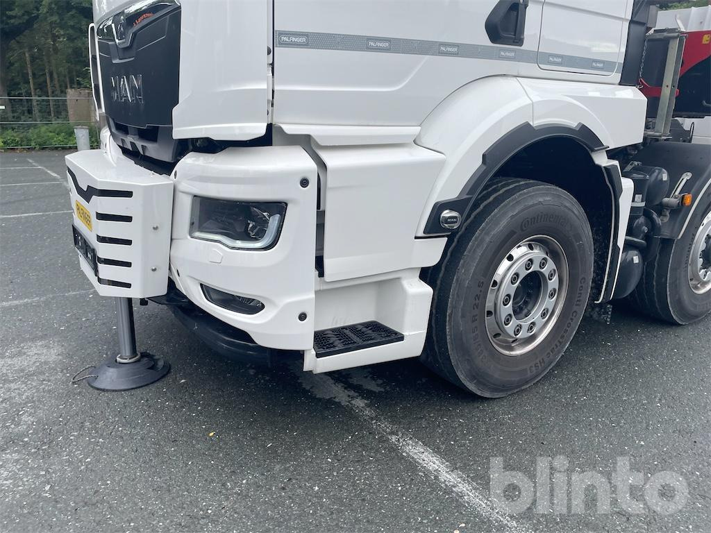 Dropside/ Flatbed truck, Crane truck 4-Achser-Pritsche mit Ladekran hinter Fahrerhaus (2023): picture 41