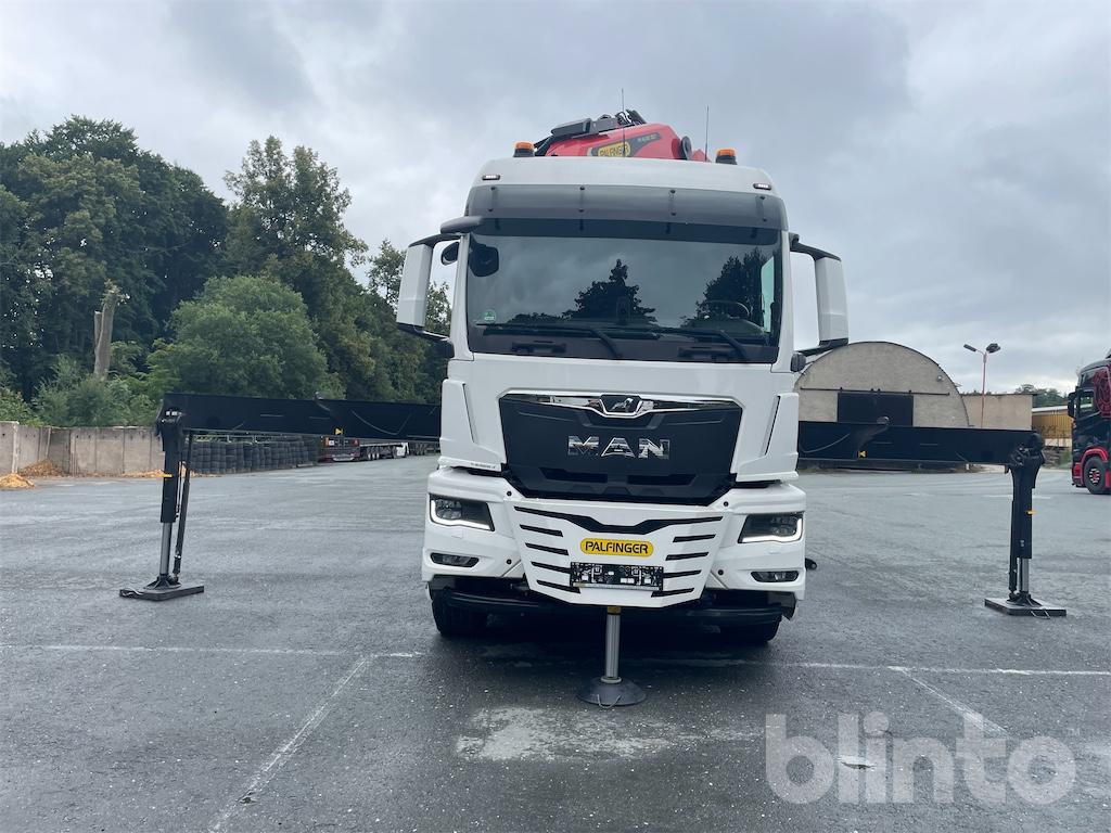 Dropside/ Flatbed truck, Crane truck 4-Achser-Pritsche mit Ladekran hinter Fahrerhaus (2023): picture 11