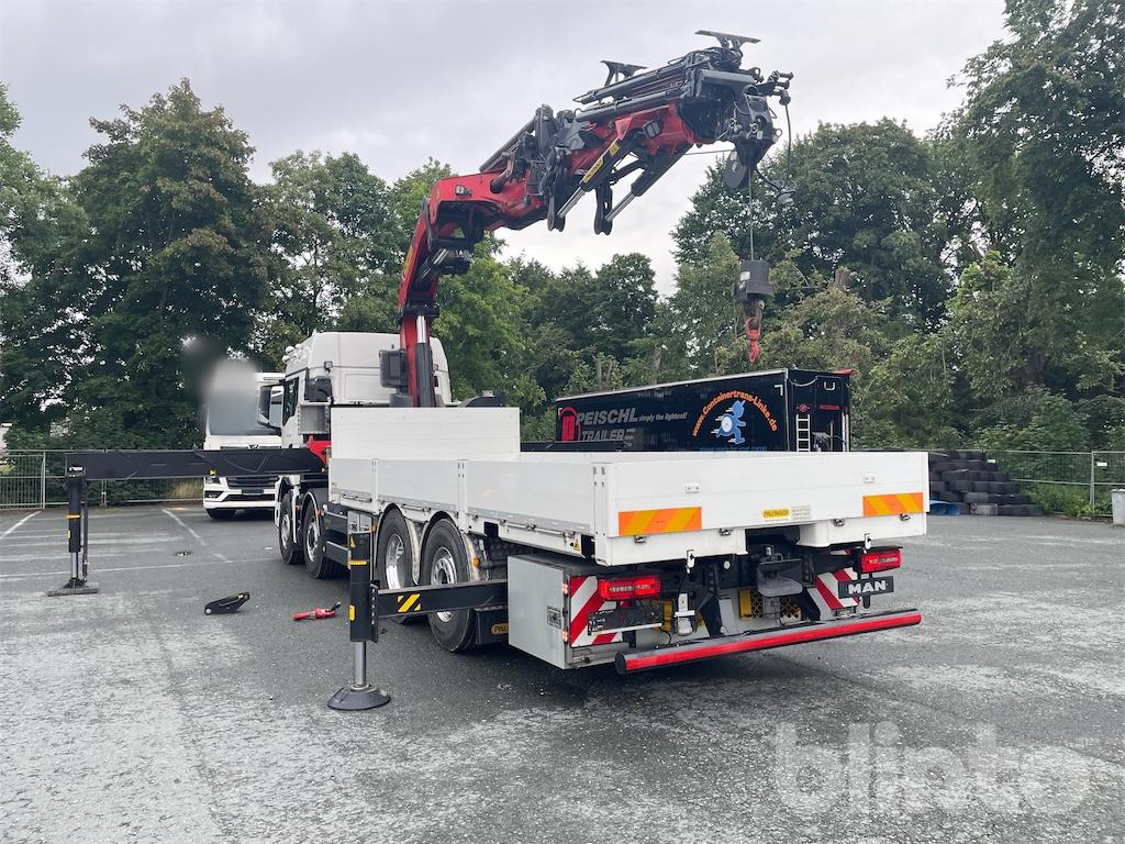 Dropside/ Flatbed truck, Crane truck 4-Achser-Pritsche mit Ladekran hinter Fahrerhaus (2023): picture 15