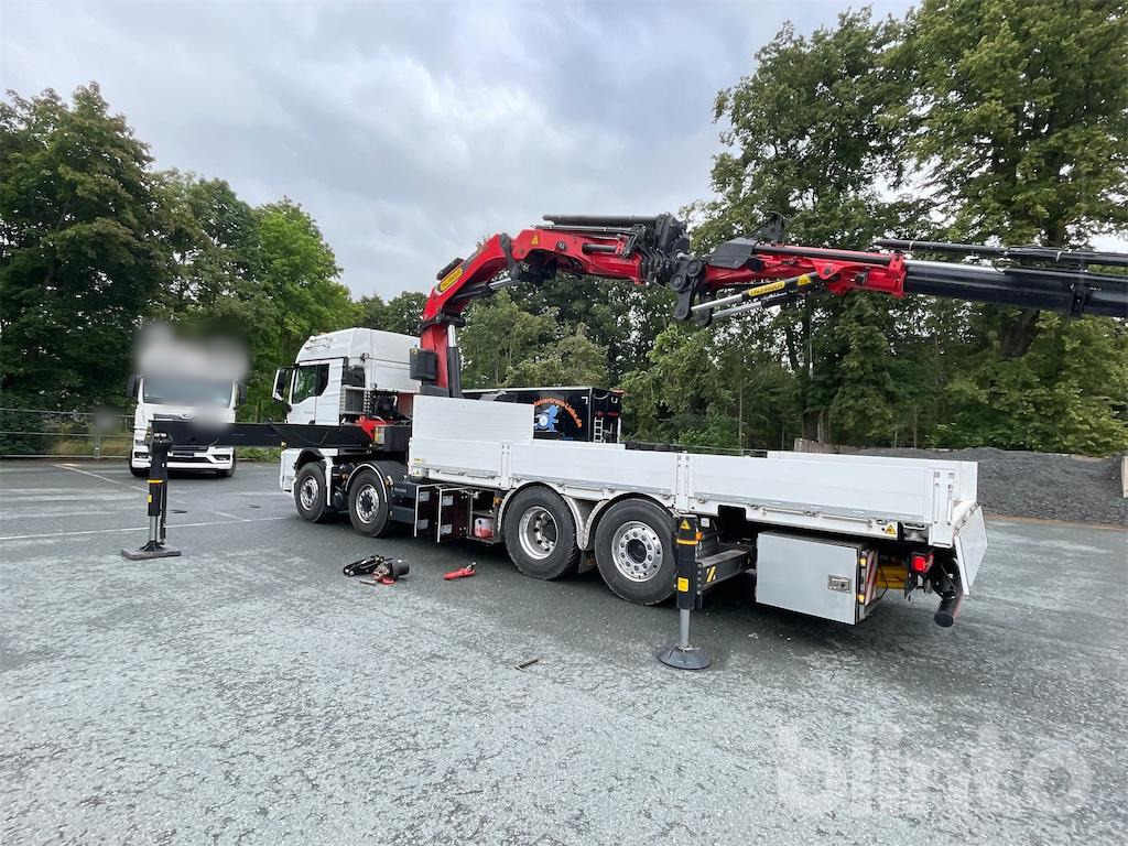 Dropside/ Flatbed truck, Crane truck 4-Achser-Pritsche mit Ladekran hinter Fahrerhaus (2023): picture 18